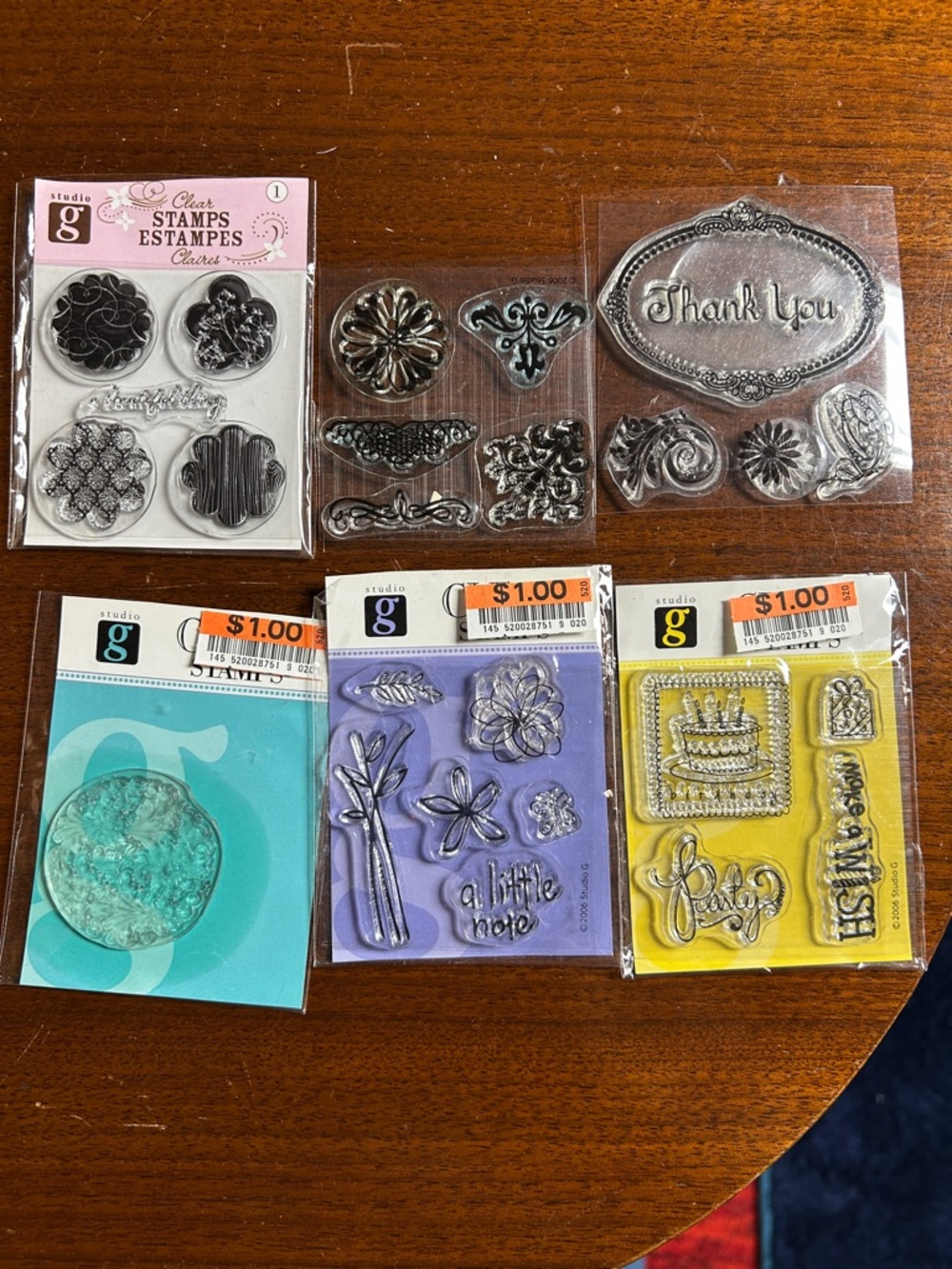 Acrylic stamps